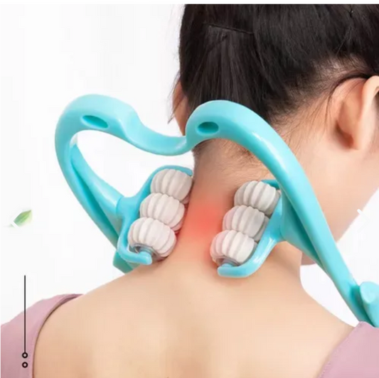 Masajeador De Cuello Con Rodillo